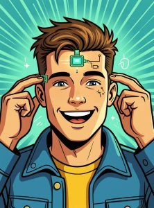 Vault Boys Biochip Insertion