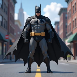Batman im Herzen der Stadt