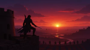 Shadowed Assassin at Dusk
